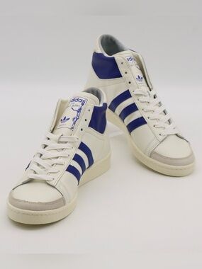 Adidas Originals Jabbar Hi "Off White/Collegiate Royal" sneakers IH5316
